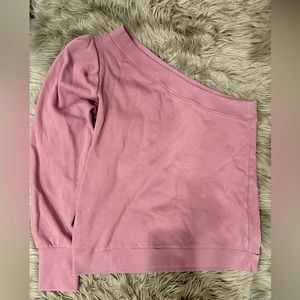 Nation one sleeve lilac sweatshirt